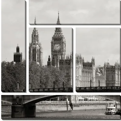 Модульная картина Биг Бен (Big Ben) №2