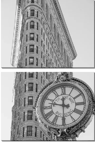 Модульная картина Дом «утюг» (iron house)