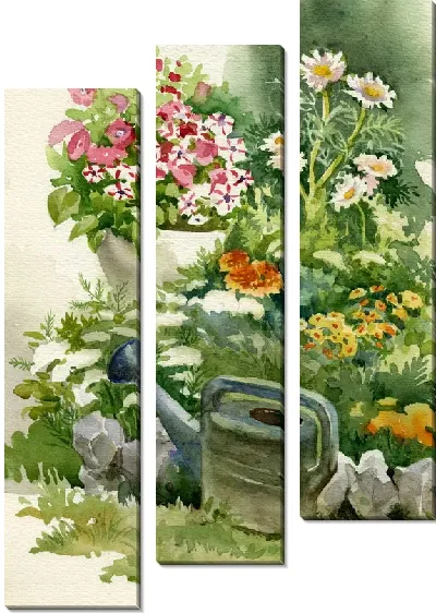 Модульная картина Цветы (Flowers) №112