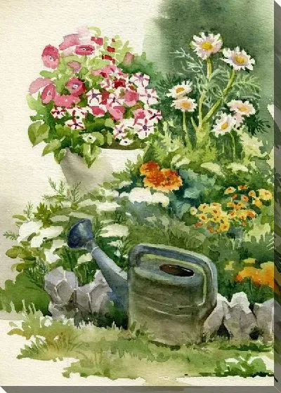 Картина маслом Цветы (Flowers) №112