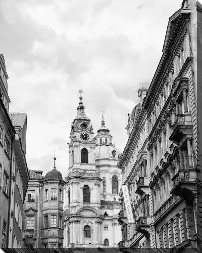 Постер Фасады городских зданий (Facades of city buildings)