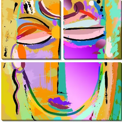 Модульная картина Лицо (Face)