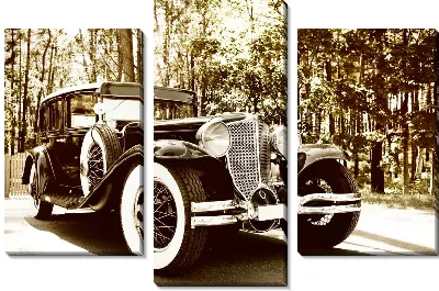 Модульная картина Ретро автомобили (Retro cars) №10