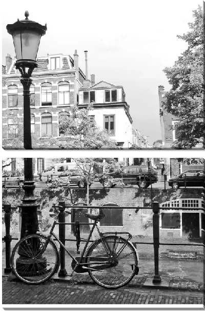 Модульная картина Велосипед на улице (Bike on the street)