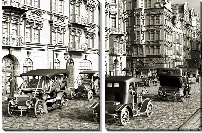 Модульная картина Ретро автомобили (Retro cars) №12