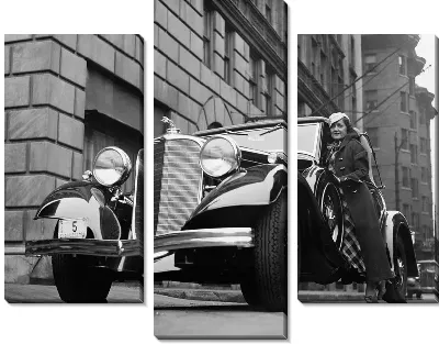 Модульная картина Ретро автомобиль (Retro cars) №2