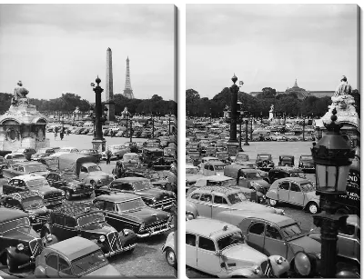 Модульная картина Ретро автомобили (Retro cars) №14