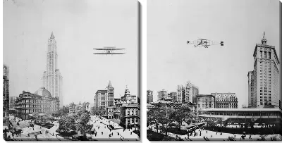 Модульная картина Панорама Нью-Йорка (Panorama of New York)