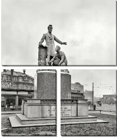 Модульная картина Памятник в Бостоне (Monument in Boston)