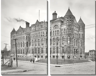 Модульная картина Здание суда (Jackson County Court House)