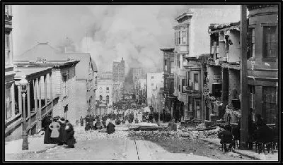 Пожар в Сан-Франциско 1906 год (Fire in San Francisco in 1906)