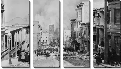 Пожар в Сан-Франциско 1906 год (Fire in San Francisco in 1906)