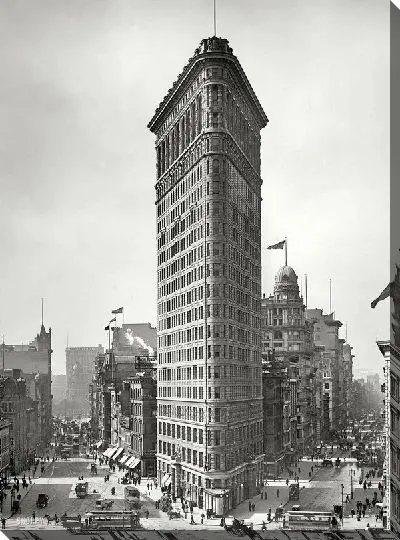 Постер Дом-утюг в Нью-Йорке (House-iron in New York)