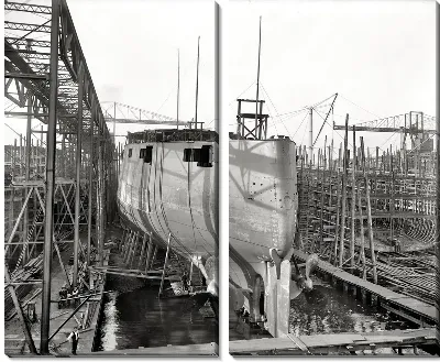 Модульная картина Строительство (Construction) №6