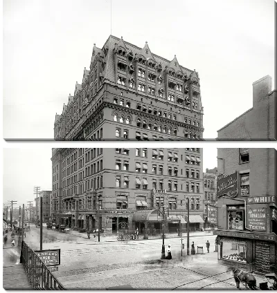 Модульная картина Отель в Нью-Йорке (Hotel in New York City)