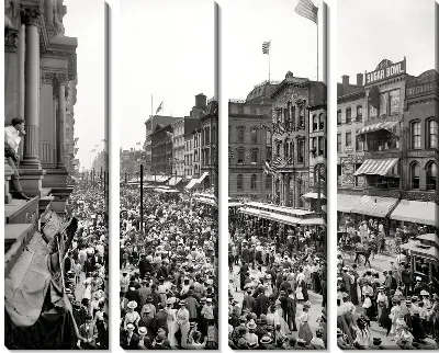 Модульная картина Парад (Parade)