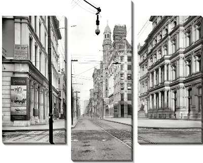 Модульная картина Улица в Филадельфии (Street in Philadelphia)