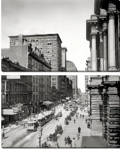 Модульная картина Чикаго (Chicago) №4