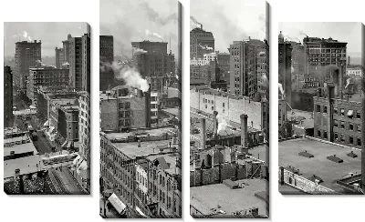 Модульная картина Чикаго (Chicago) №5