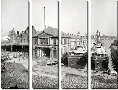 Модульная картина Порт (Port) №14