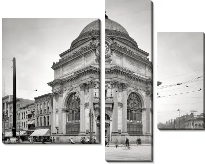 Модульная картина Банк в Буффало (Bank in Buffalo)