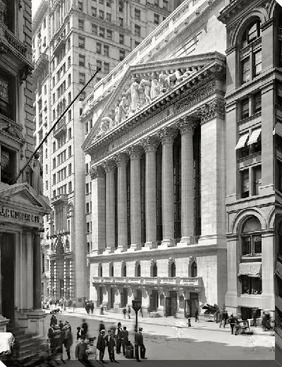 Постер Фондовая биржа в Нью-Йорке (new york  stock exchange)