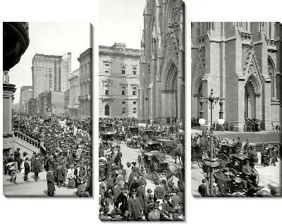 Модульная картина Пасхальный парад (Easter Parade)