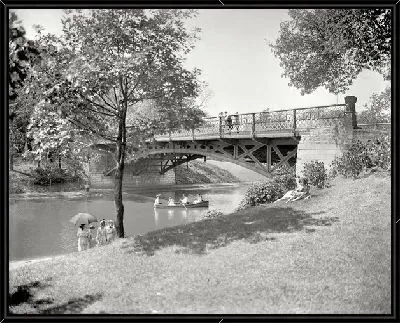 Картина Мост в парке (Bridge in the park)