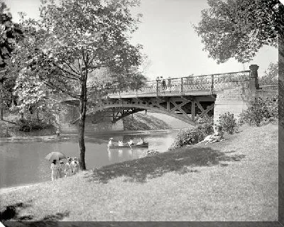 Постер Мост в парке (Bridge in the park)