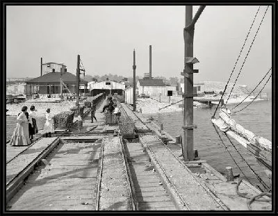 Картина Порт в Миссисипи (Port in Mississippi)