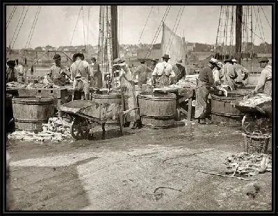 Картина Рыбаки (Fishermen)