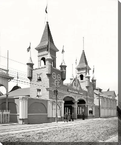 Постер Вход в парк в Бостоне (Entrance to the park in Boston)