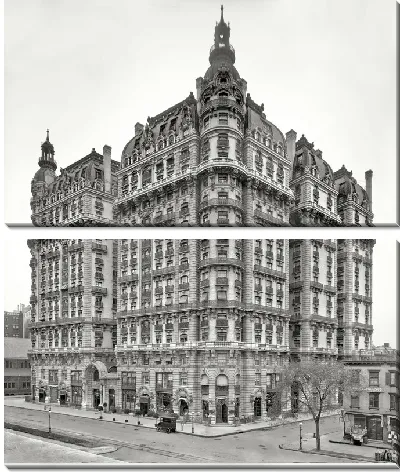 Модульная картина Дом в Нью-Йорке (House in New York)