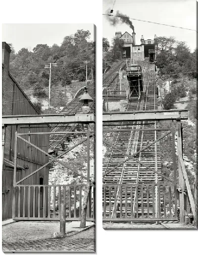 Модульная картина Подъемник на холм (The lift hill)