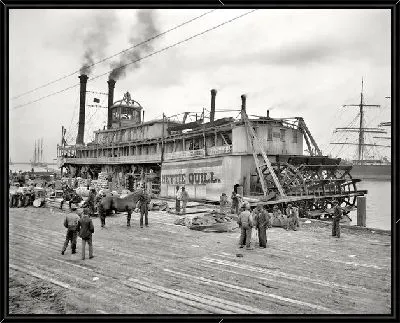 Картина Пароход (Steamer) №4