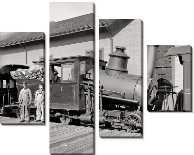 Модульная картина Паровоз (Locomotive)