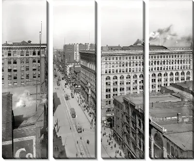 Модульная картина Буффало (Buffalo)