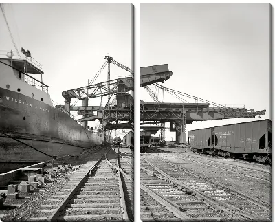 Модульная картина Железная дорога (Railroad)