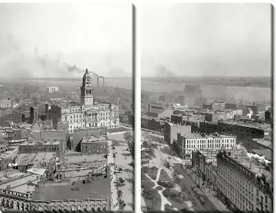 Модульная картина Панорама города (Panorama of the city) №7