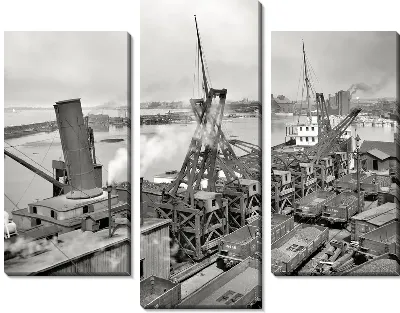 Модульная картина Порт (Port) №15