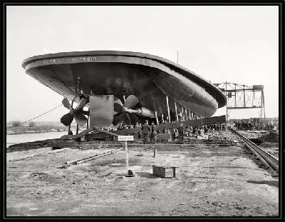 Картина Строительство парохода (construction of ship)