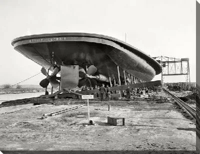 Постер Строительство парохода (construction of ship)