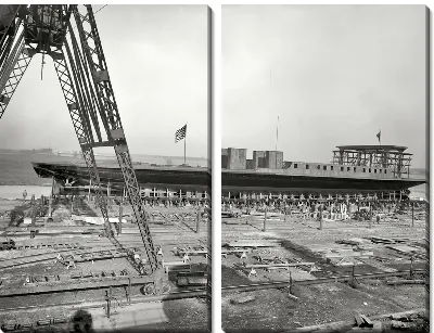 Модульная картина Пароход (Steamer) №6