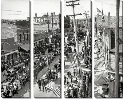 Модульная картина Парад (Parade) №3