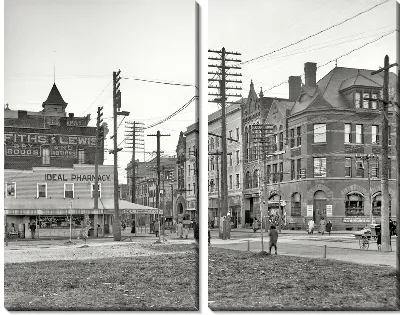 Модульная картина Улица (Street) №13