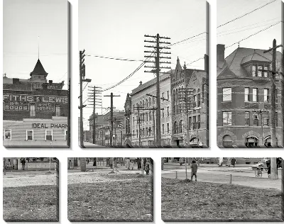 Модульная картина Улица (Street) №13