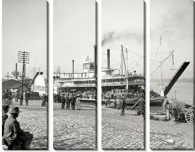 Модульная картина Пароход (Steamer) №7