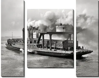 Модульная картина Пароход (Steamer) №8