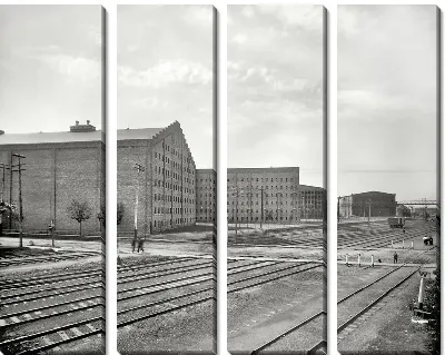 Модульная картина Железная дорога (Railroad) №2