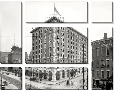 Модульная картина Фасад отеля (Facade)